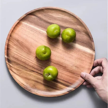 Serving Platter - Eco-Friendly Wood Round