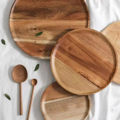 Serving Platter - Eco-Friendly Wood Round