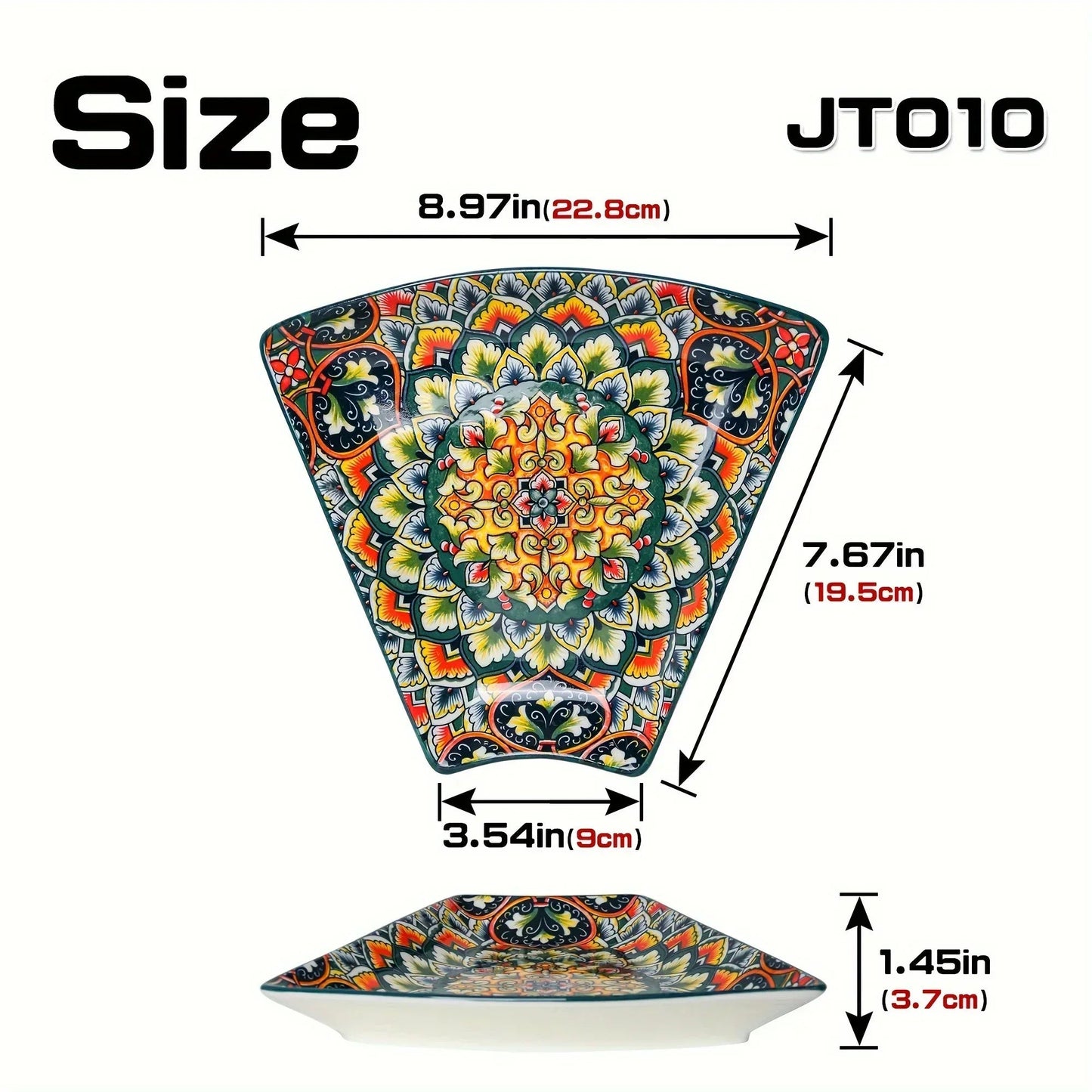 Serving Platter - Lacquered Ceramic Tiered