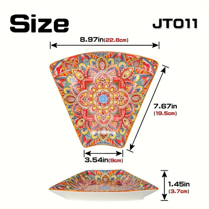 Serving Platter - Lacquered Ceramic Tiered