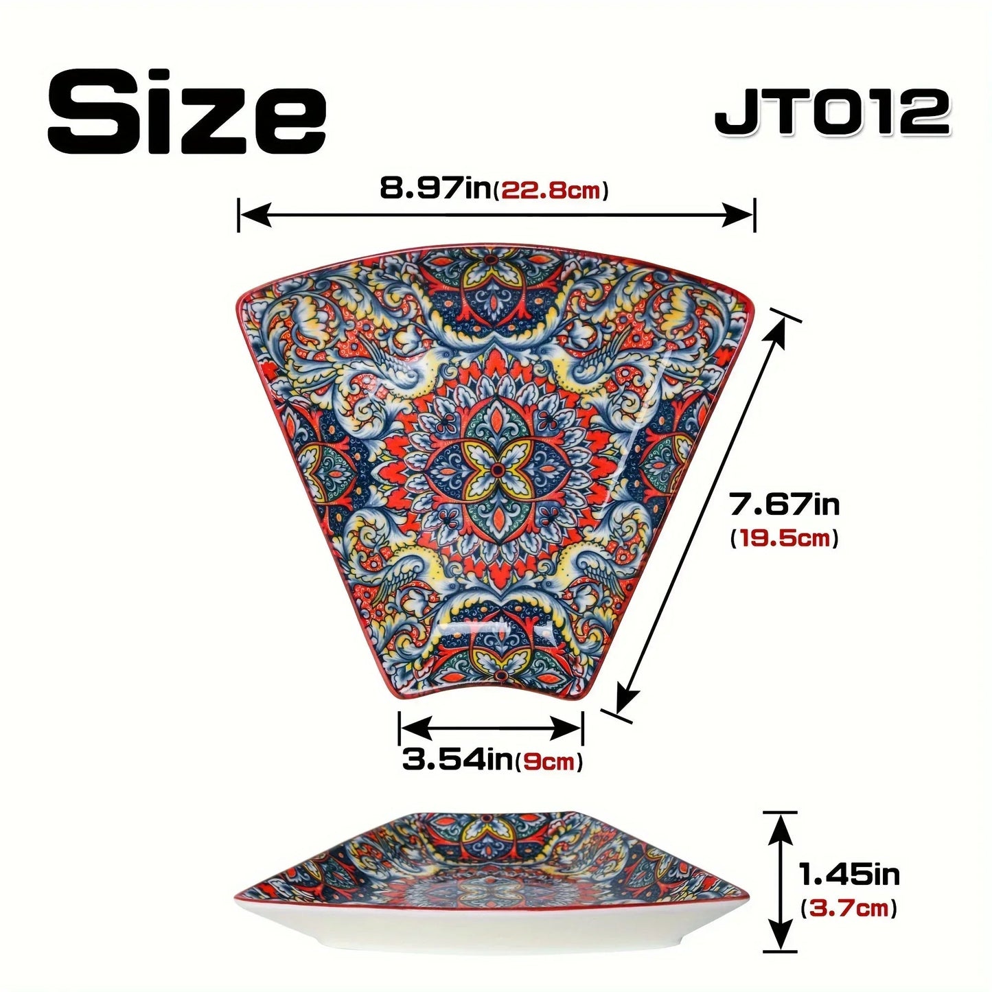 Serving Platter - Lacquered Ceramic Tiered