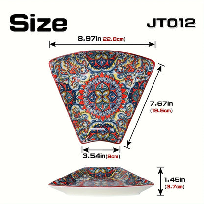 Serving Platter - Lacquered Ceramic Tiered