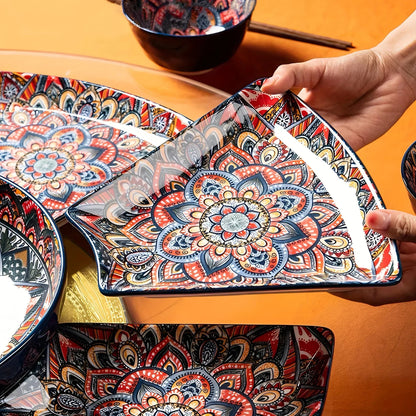 Serving Platter - Lacquered Ceramic Tiered