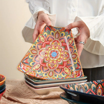 Serving Platter - Lacquered Ceramic Tiered
