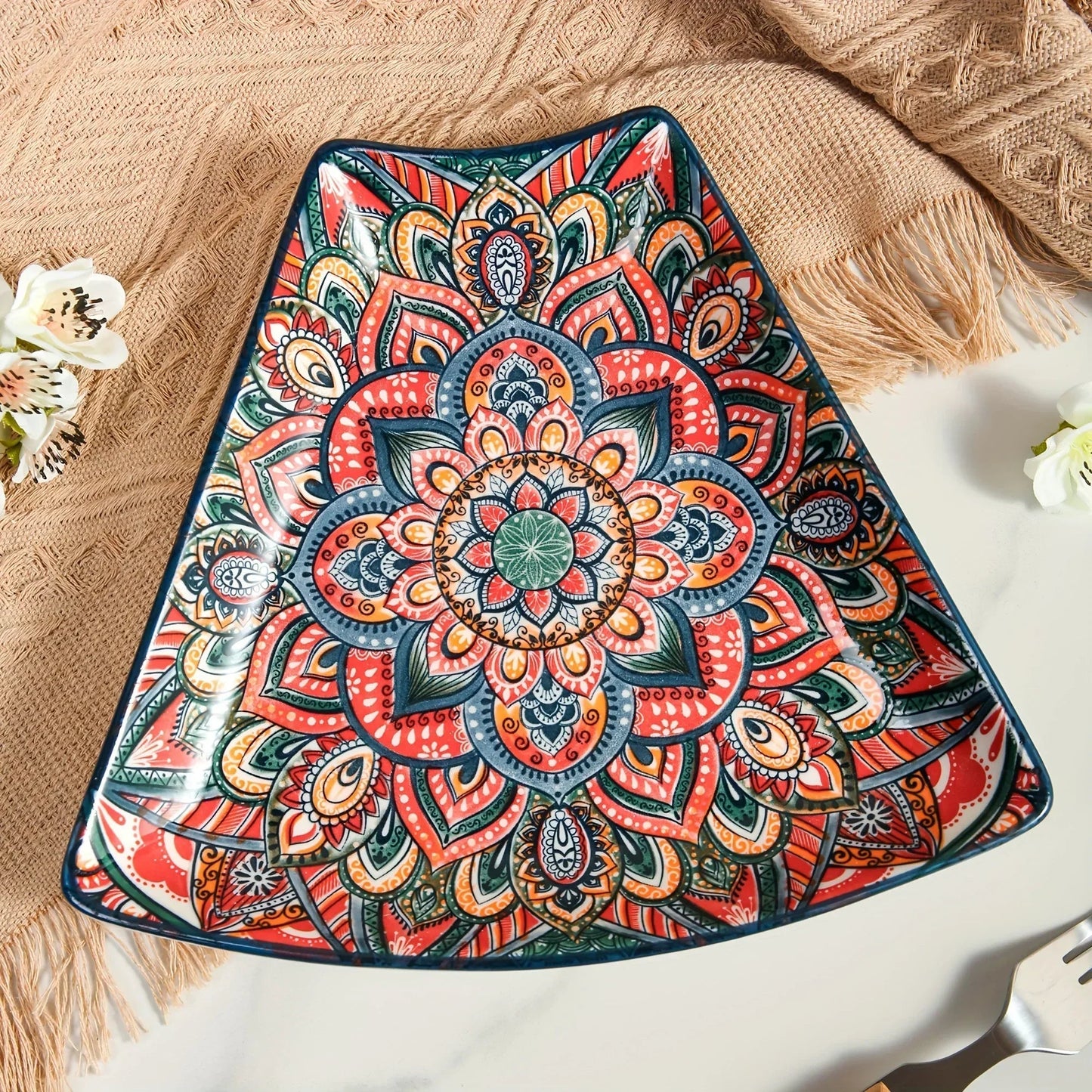 Serving Platter - Lacquered Ceramic Tiered