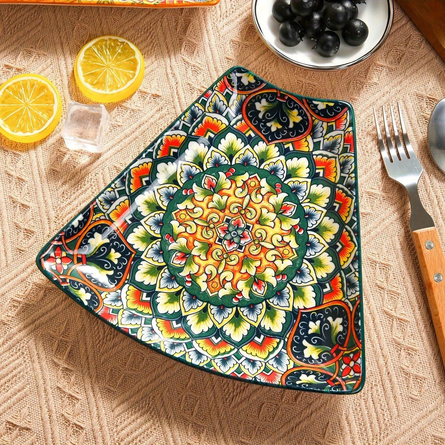 Serving Platter - Lacquered Ceramic Tiered