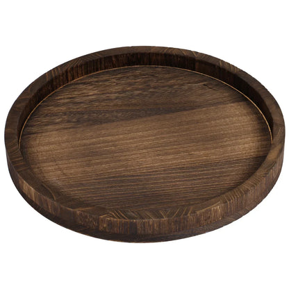 Serving Platter - Retro Wooden Round 30cm