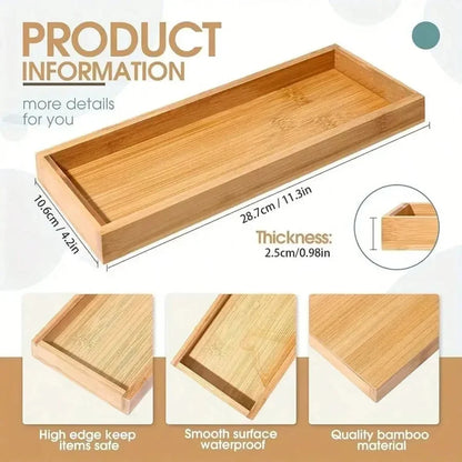 Serving Tray - Organizer White Bathroom