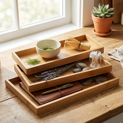 Serving Tray - Organizer White Bathroom