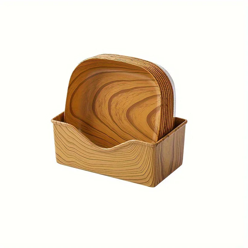 Serving Tray - Washable Plastic Striped
