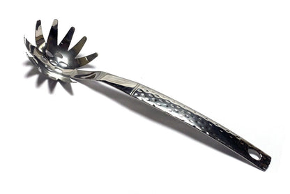 Serving Utensils Set with Hammered Design Handles - PoshaBella