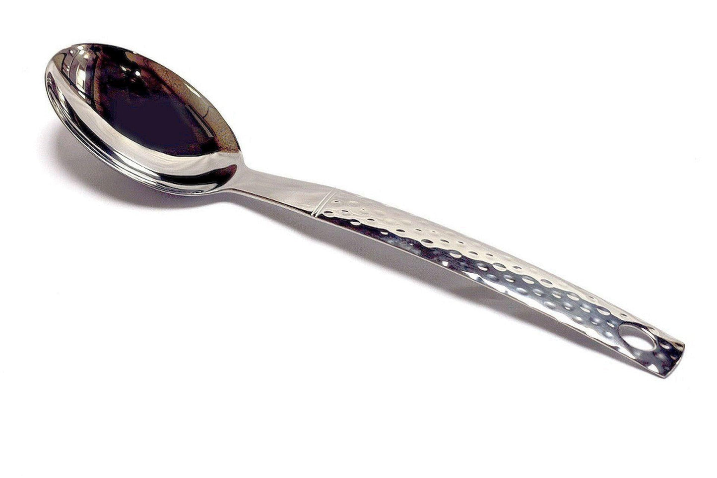 Serving Utensils Set with Hammered Design Handles - PoshaBella