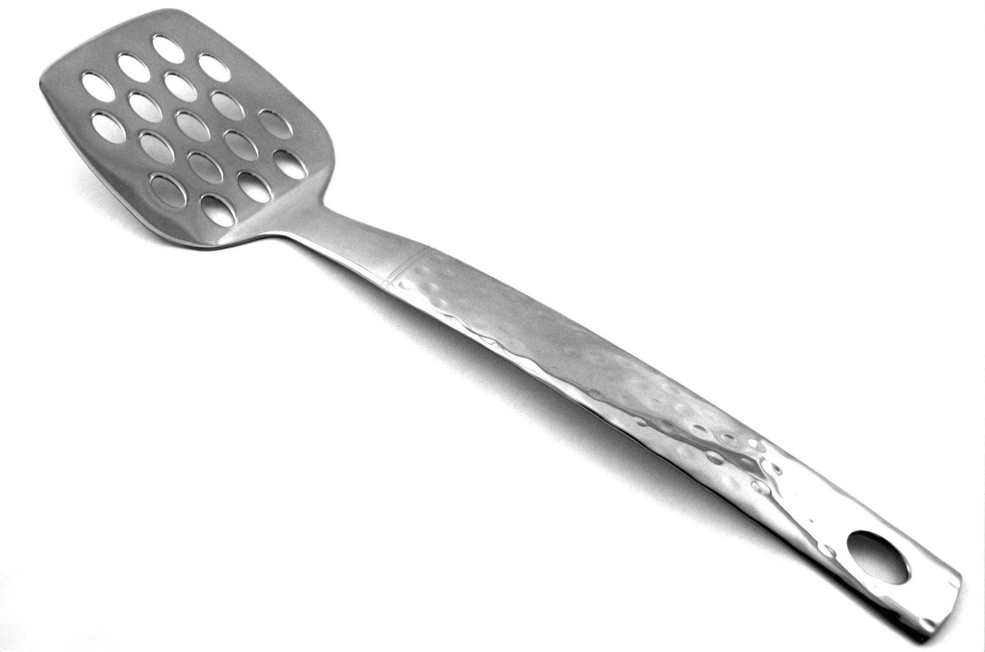 Serving Utensils Set with Hammered Design Handles - PoshaBella
