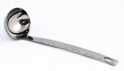 Serving Utensils Set with Hammered Design Handles - PoshaBella