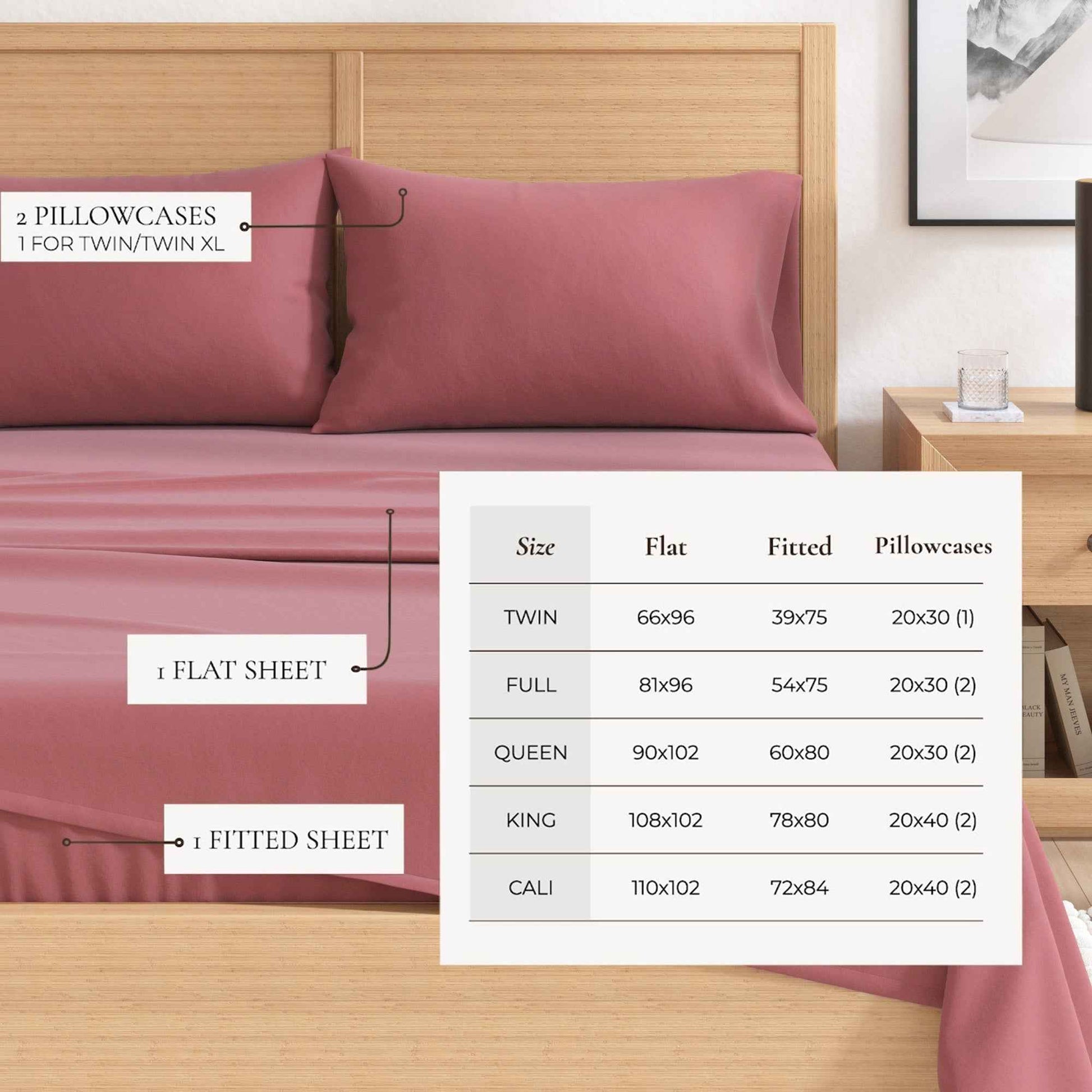 4-Piece Cotton Solid Flannel Sheet - Nordic Collection
