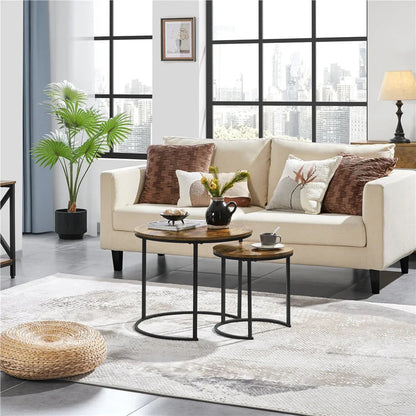 Side Table - Rustic Wooden Brown