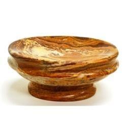 Soap Dish - Luxury Bathroom Accessories of Multi Brown Onyx - PoshaBella