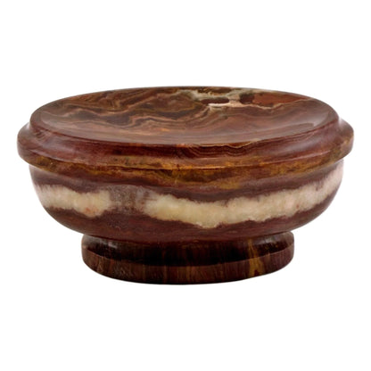 Soap Dish of Multi Brown Onyx - PoshaBella