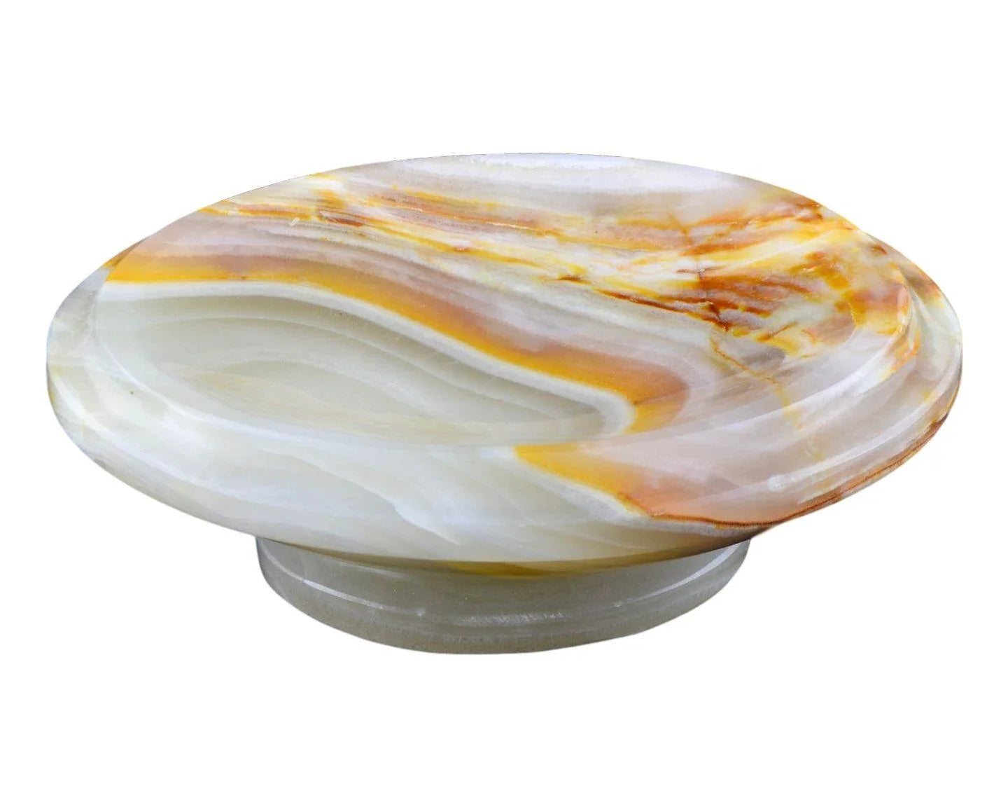 Soap Dish of Pistachio Onyx - PoshaBella