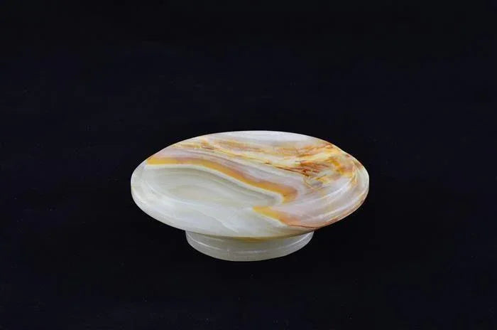 Soap Dish of Pistachio Onyx - PoshaBella