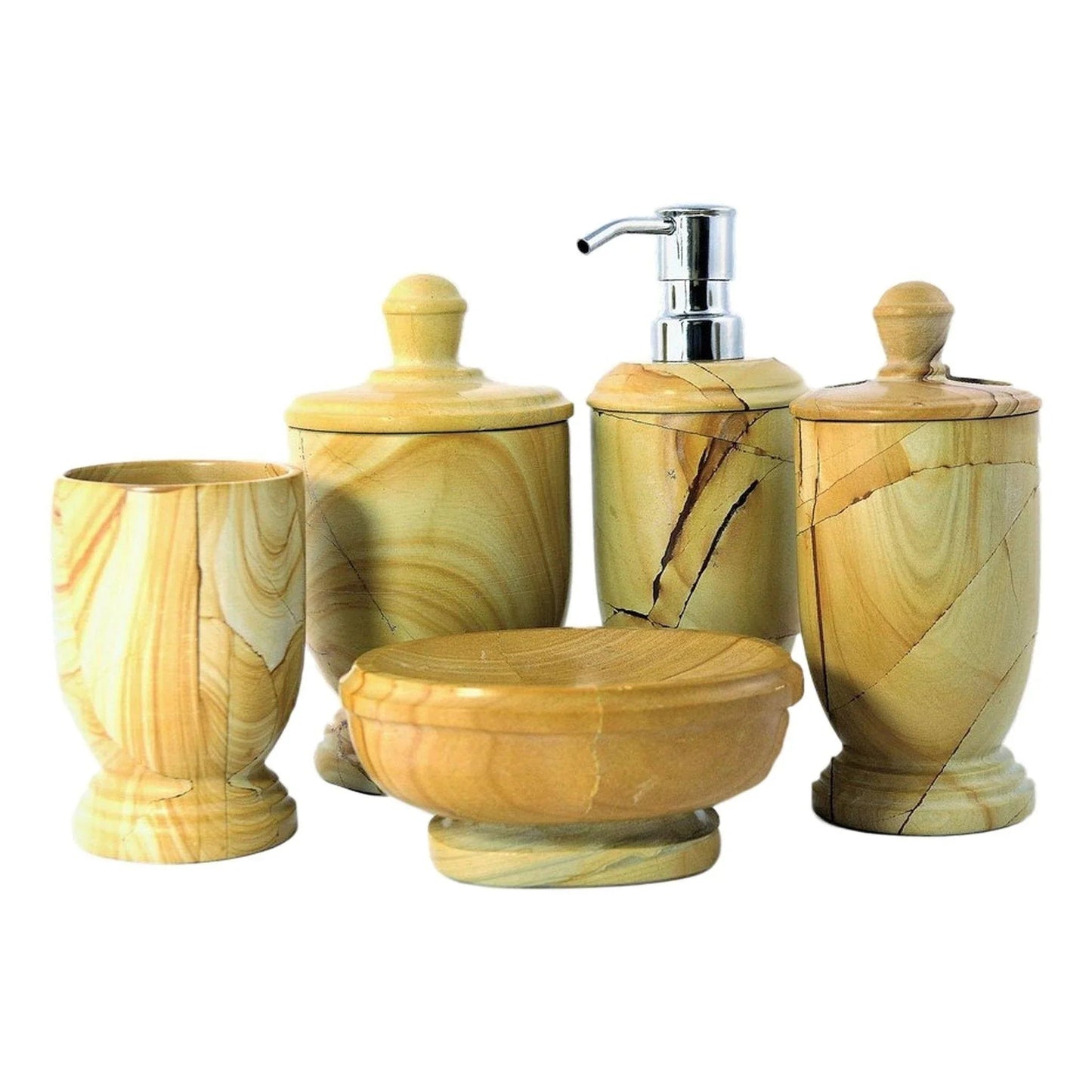 Soap Dish of Teak Marble - PoshaBella