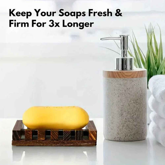 Soap Dish - Self Draining Wooden