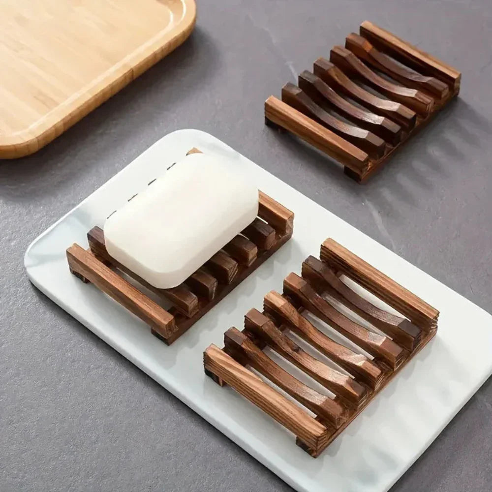 Soap Dish - Self Draining Wooden