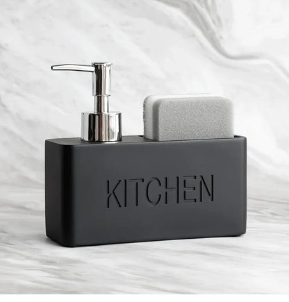 Soap Dispenser - Freestanding White Ceramic