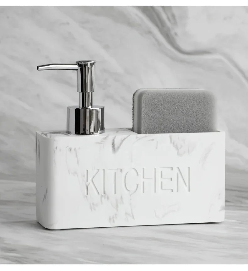 Soap Dispenser - Freestanding White Ceramic
