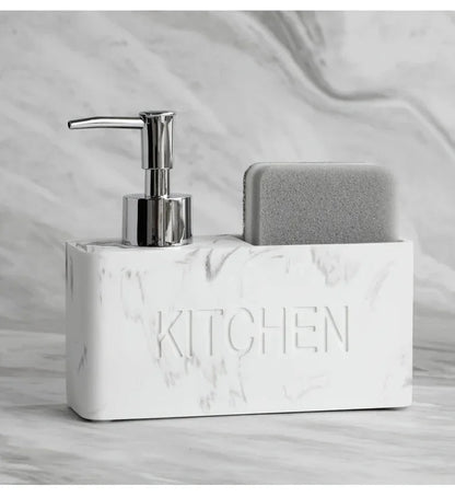Soap Dispenser - Freestanding White Ceramic