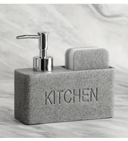 Soap Dispenser - Freestanding White Ceramic