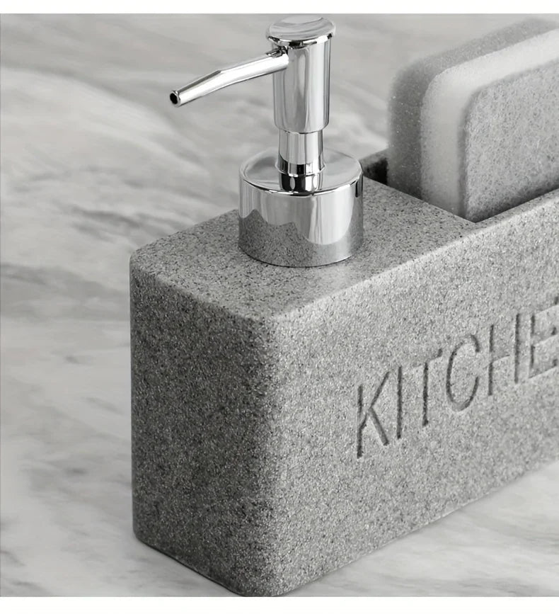 Soap Dispenser - Freestanding White Ceramic