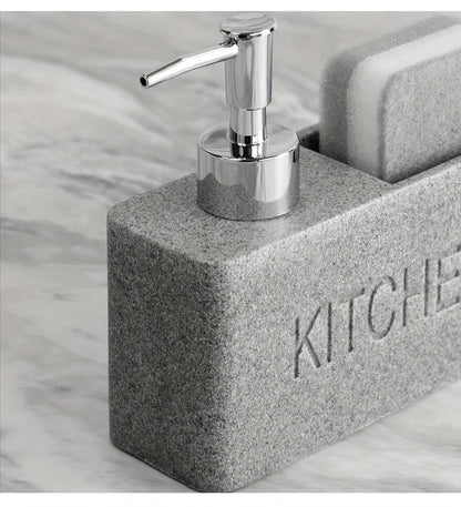 Soap Dispenser - Freestanding White Ceramic