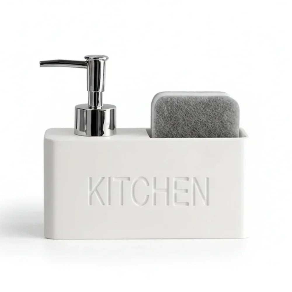 Soap Dispenser - Freestanding White Ceramic
