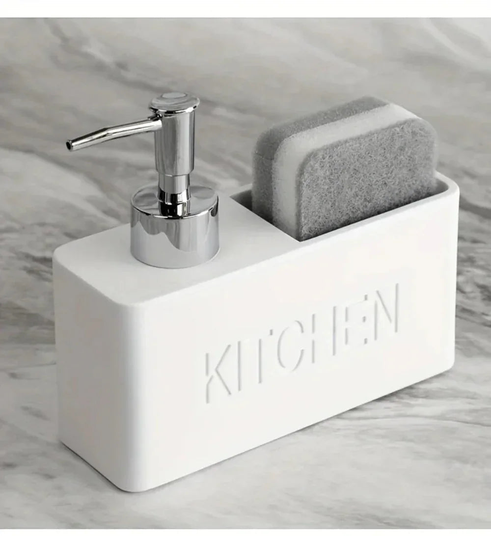 Soap Dispenser - Freestanding White Ceramic
