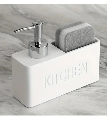 Soap Dispenser - Freestanding White Ceramic