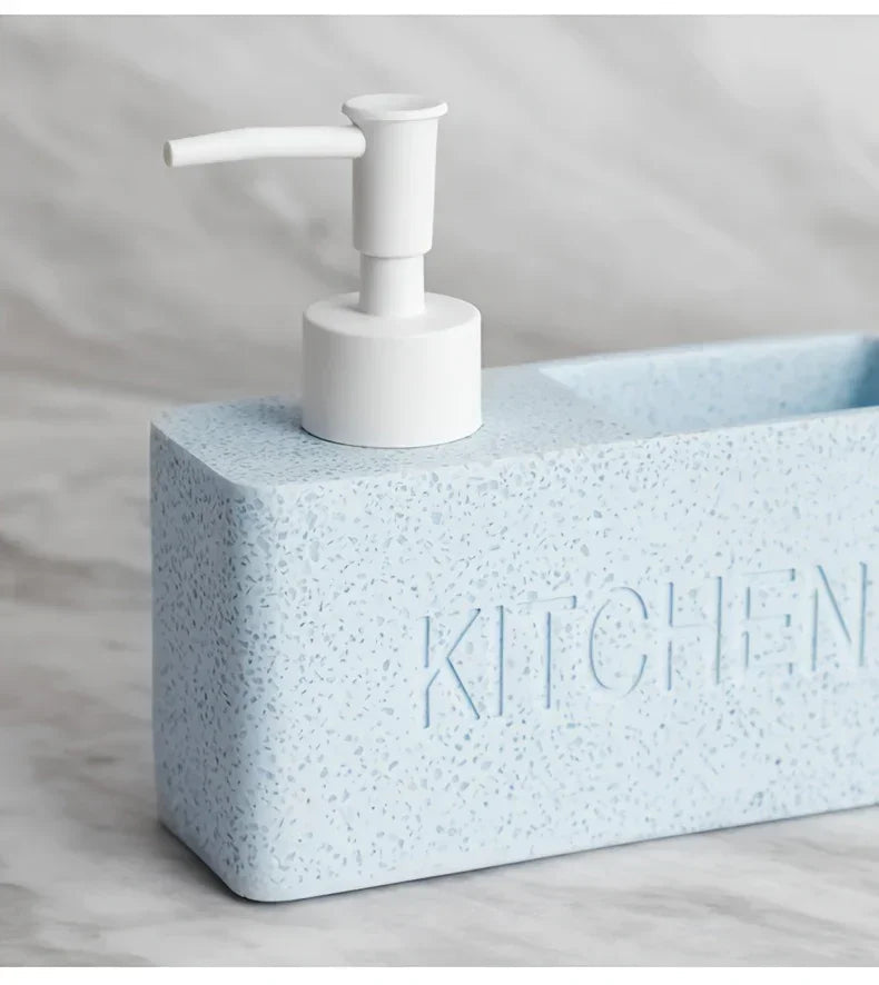 Soap Dispenser - Freestanding White Ceramic