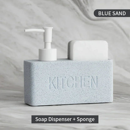 Soap Dispenser - Freestanding White Ceramic