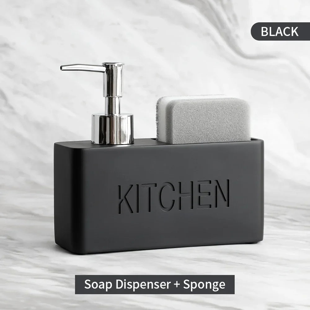 Soap Dispenser - Freestanding White Ceramic