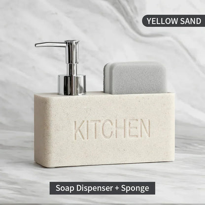 Soap Dispenser - Freestanding White Ceramic