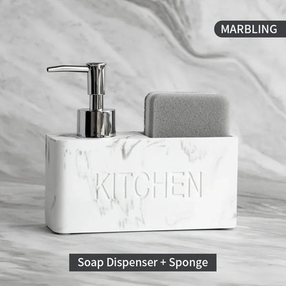 Soap Dispenser - Freestanding White Ceramic