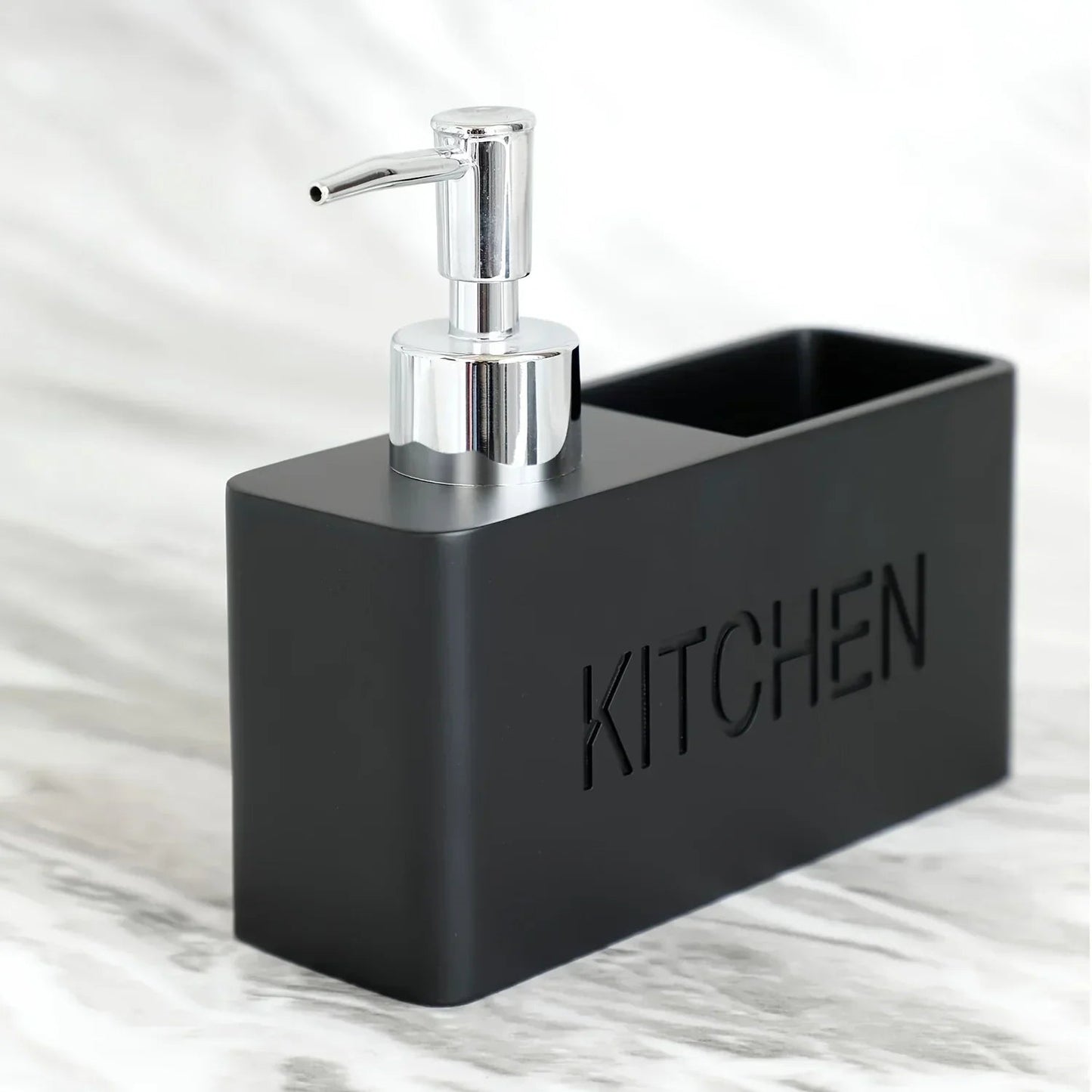 Soap Dispenser - Freestanding White Ceramic