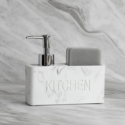 Soap Dispenser - Freestanding White Ceramic