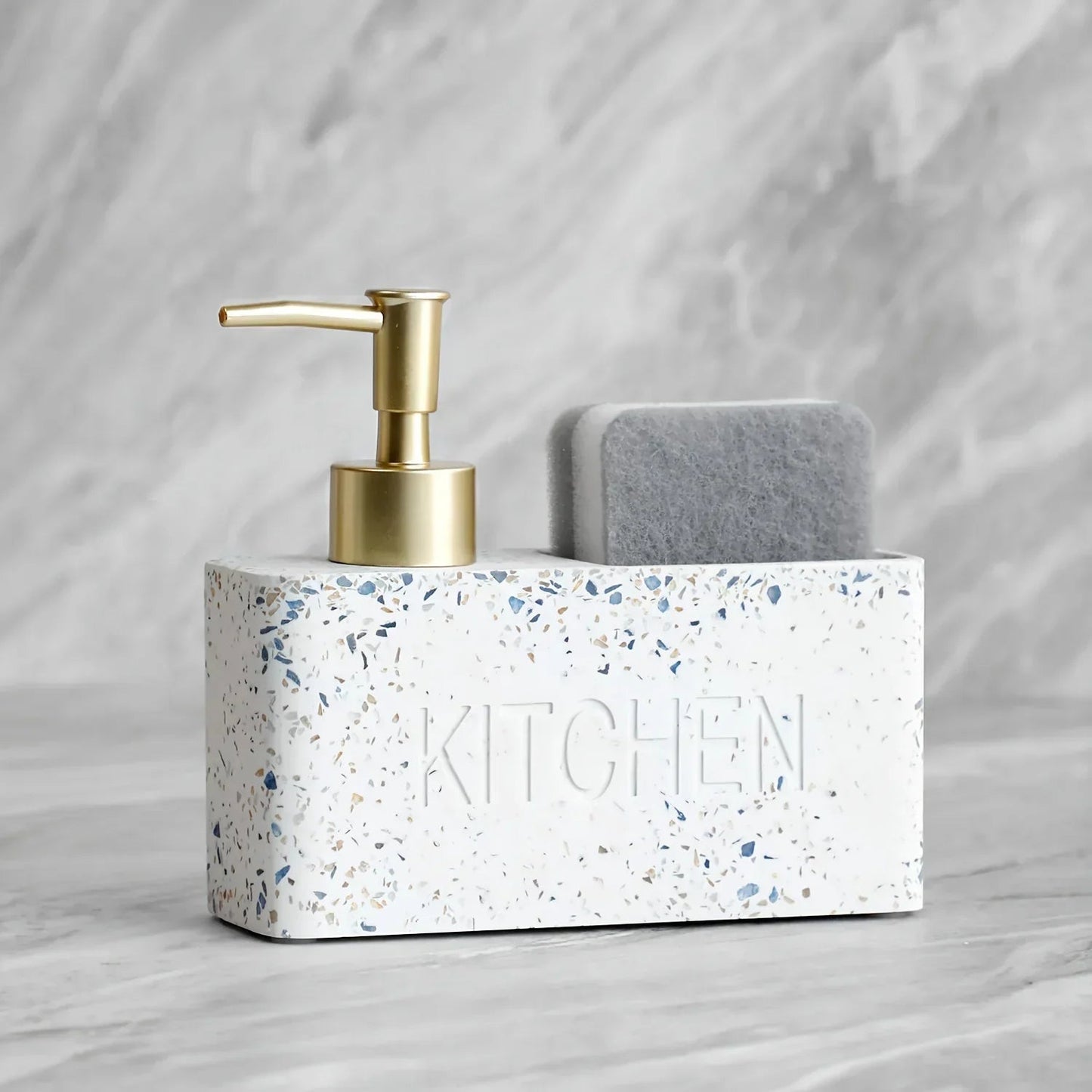 Soap Dispenser - Freestanding White Ceramic