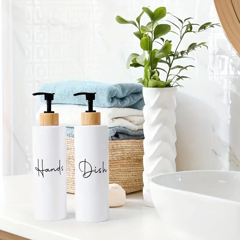 Soap Dispenser - Refillable Black Plastic