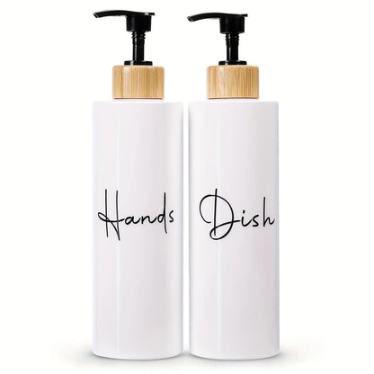 Soap Dispenser - Refillable Black Plastic