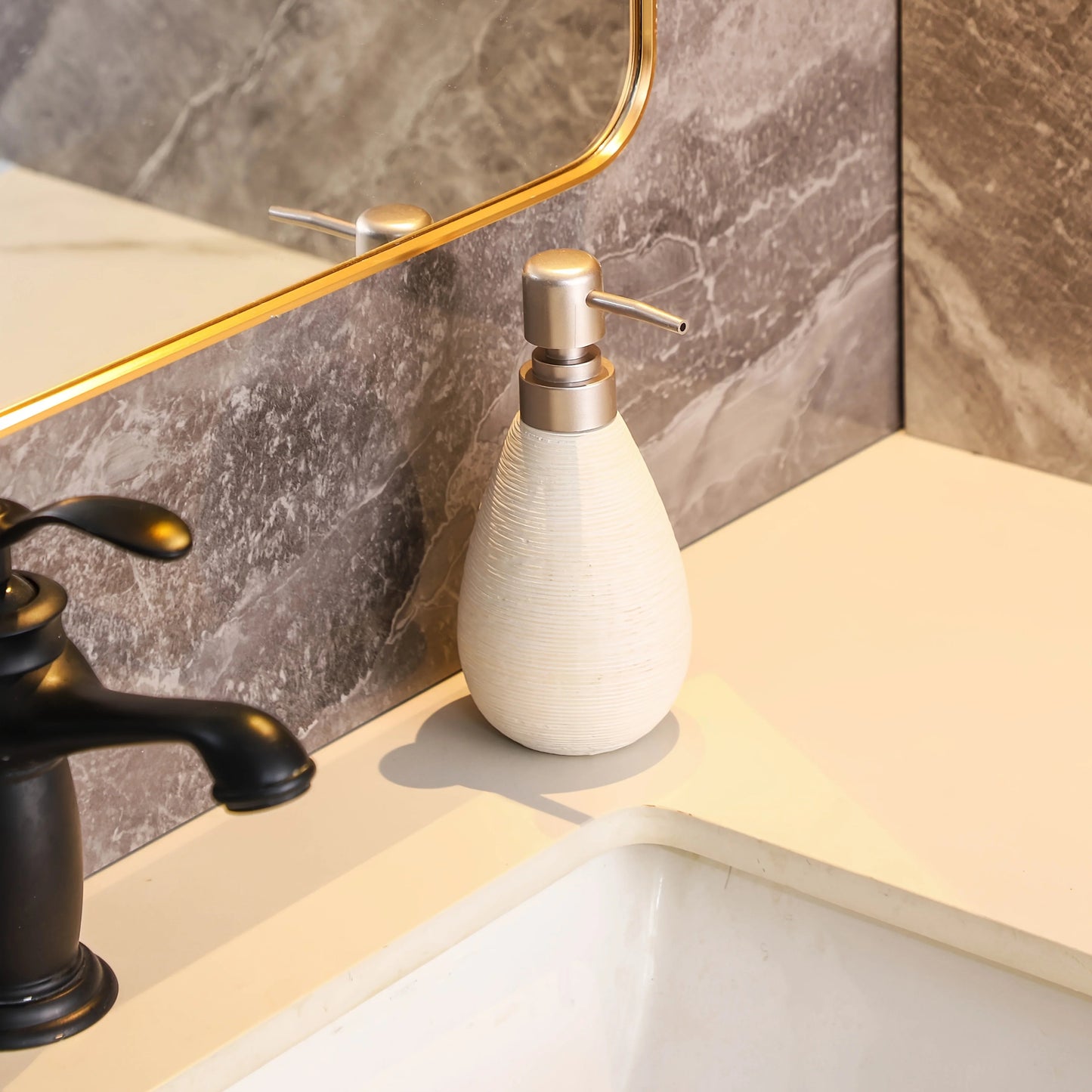 Soap Dispenser - Stainless Steel Pump