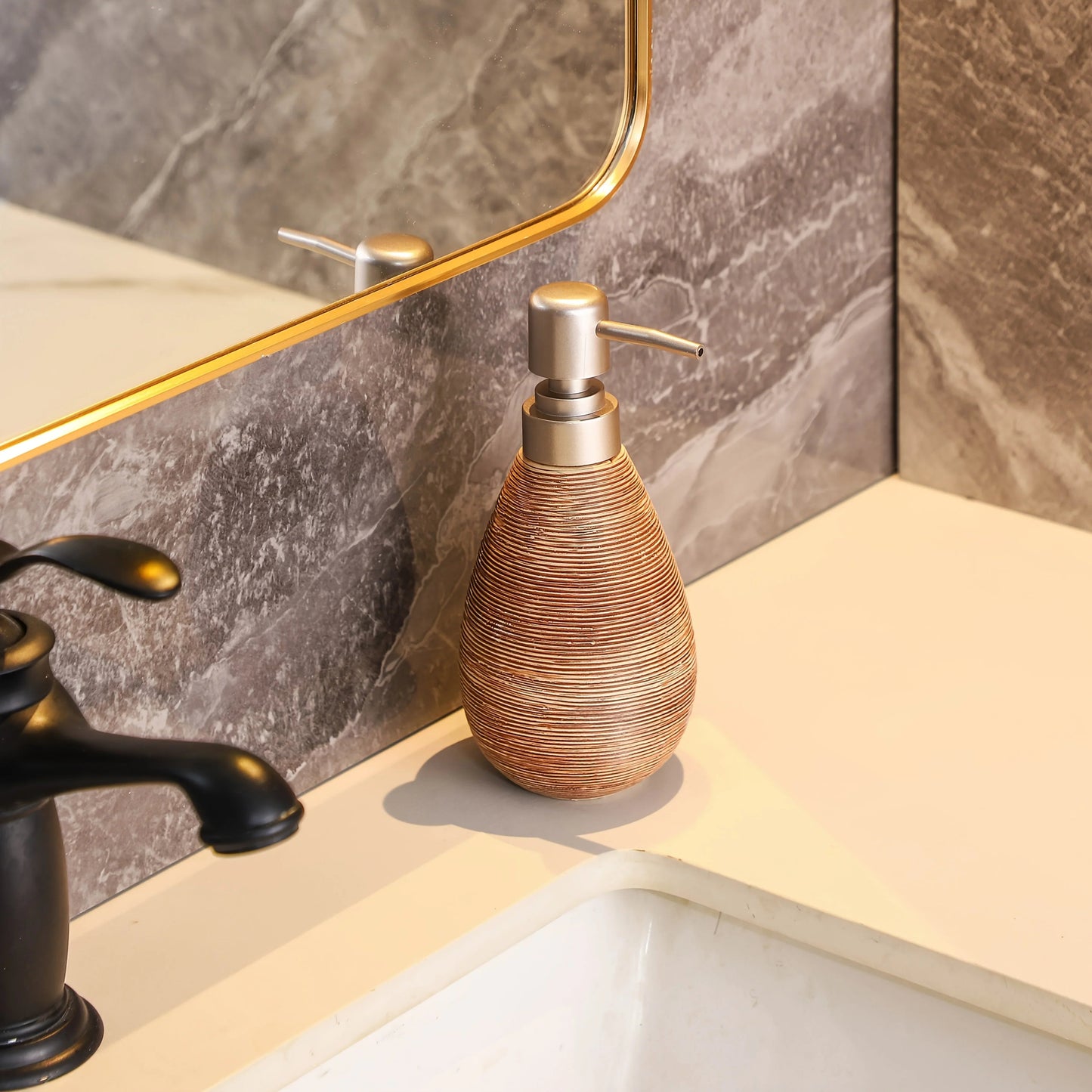 Soap Dispenser - Stainless Steel Pump