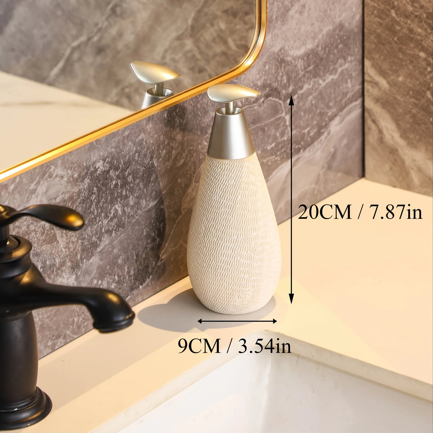 Soap Dispenser - Stainless Steel Pump