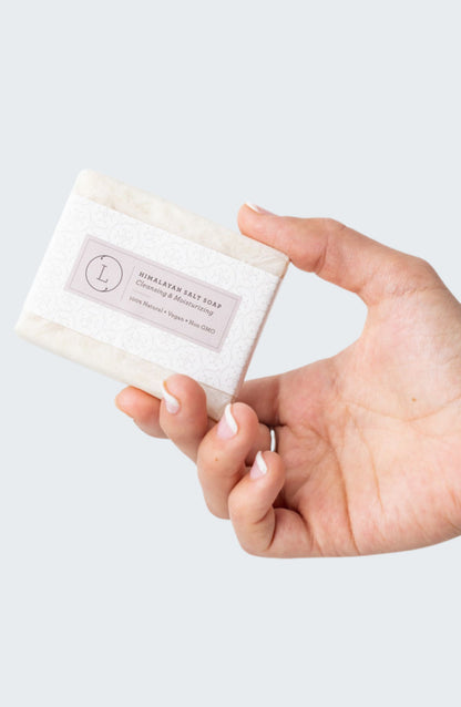 Himalayan Salt Soap Bars – Natural Unscented Vegan Set
